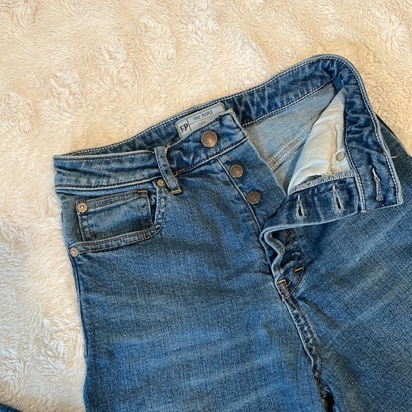 Free People Button Fly Jeans - Picture 3 of 10